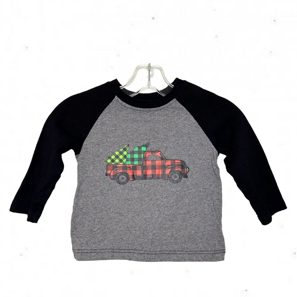 Red Truck Christmas Shirt Boys 3T